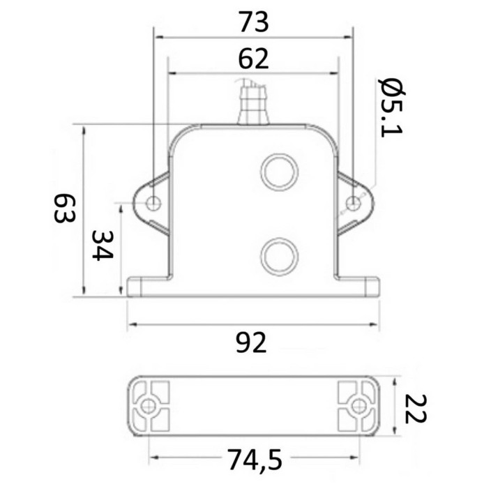 Interruttore elettronico automatico pompe di sentina