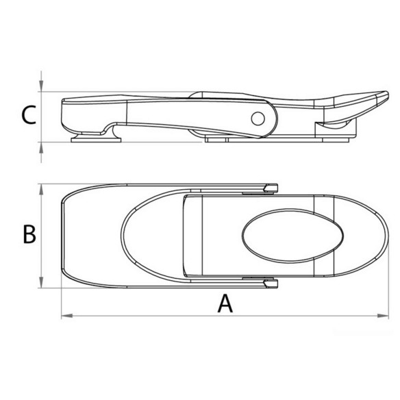 SS lever latch