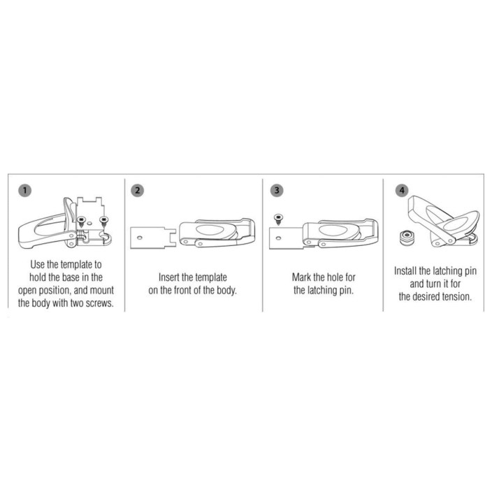 SS lever latch