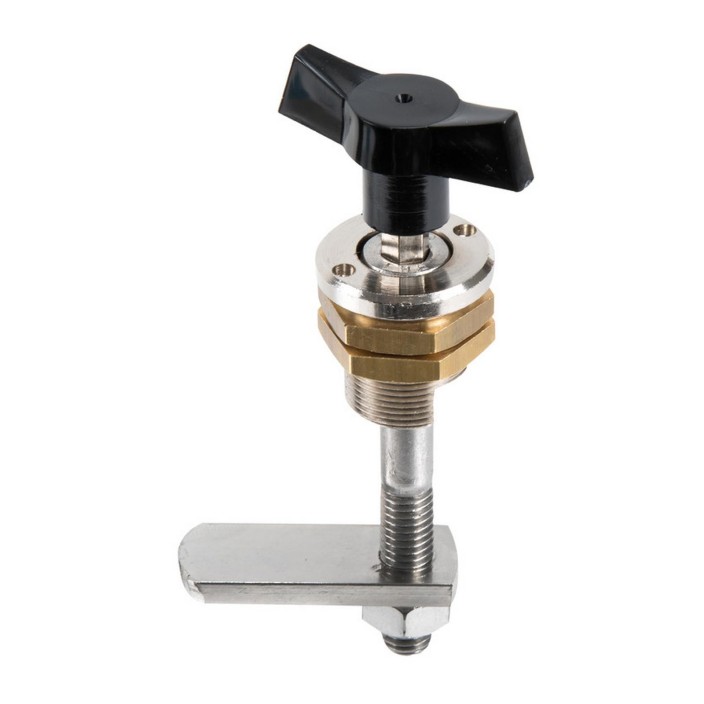 Chromed brass hollow lock