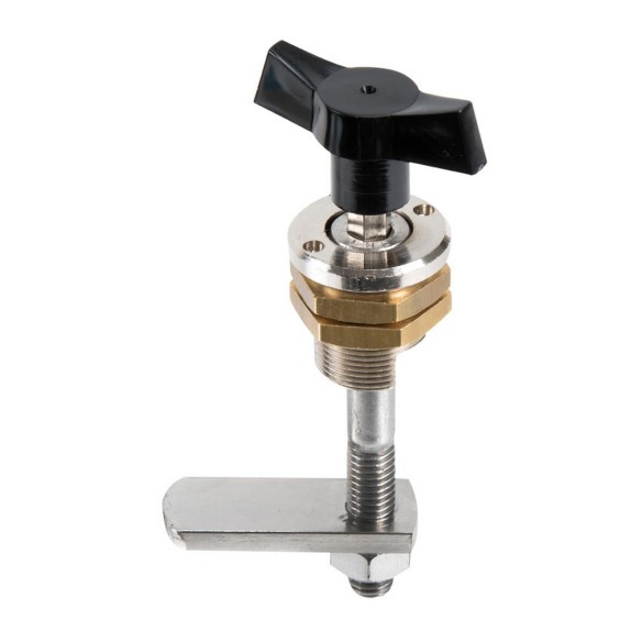 Chromed brass hollow lock
