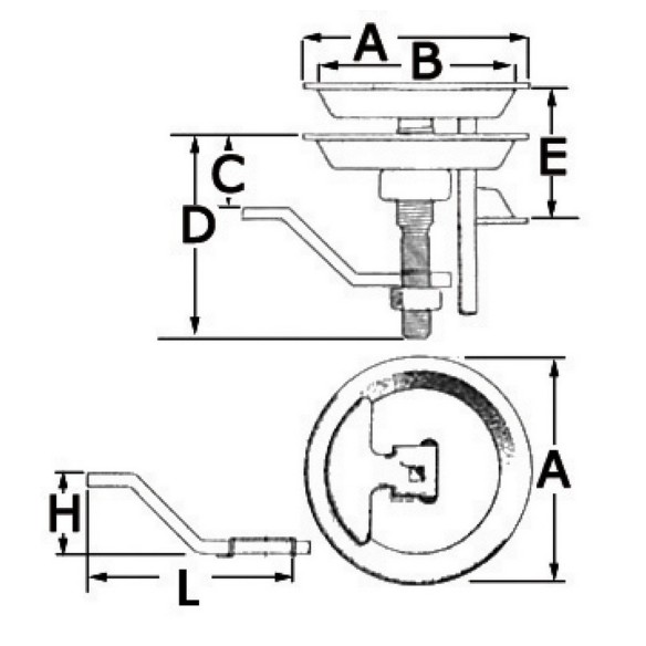 Alzapagliolo inox