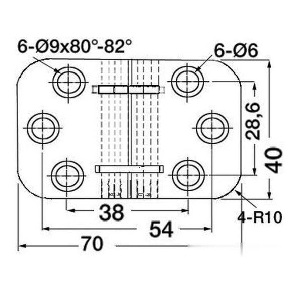 Foldable hinge