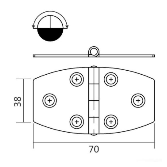 Cerniera inox