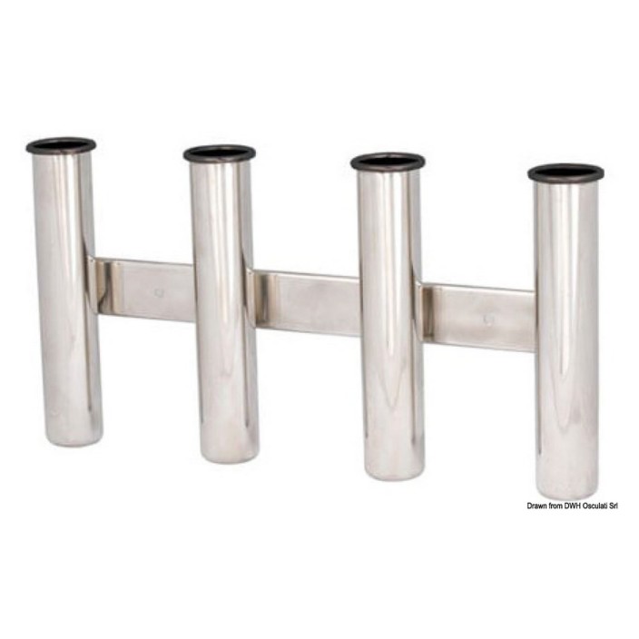 Wall mounting rod holder AISI 316 Nr rods