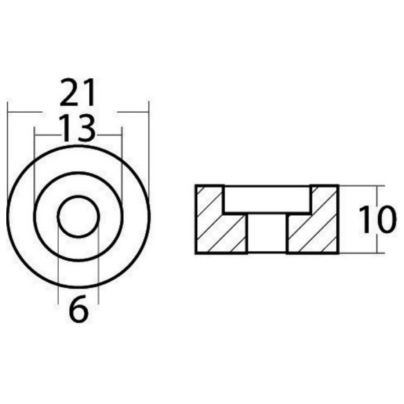 Ring anode Suzuki outboard