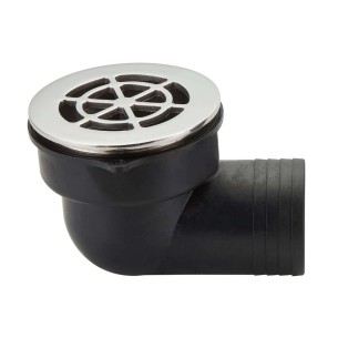 Scarico pozzetto con flap antireflusso