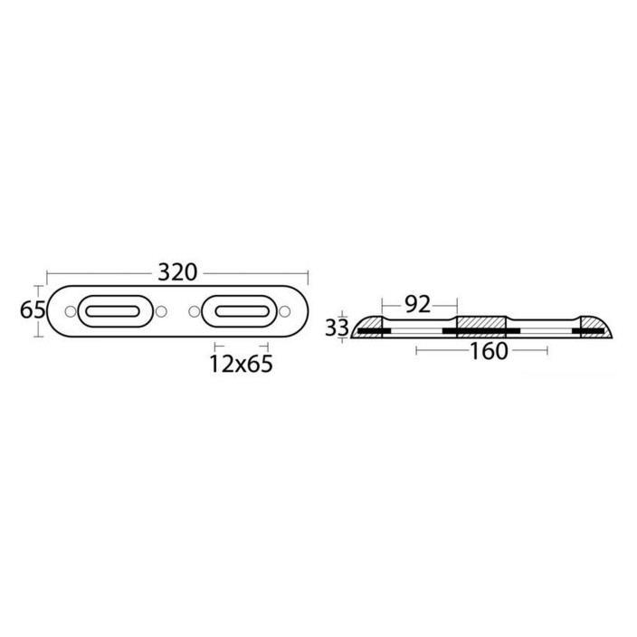 Anode bolt mounting