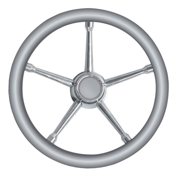 Soft polyurethane steering wheel