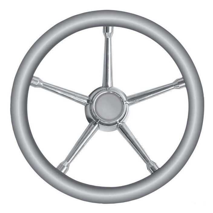 Soft polyurethane steering wheel