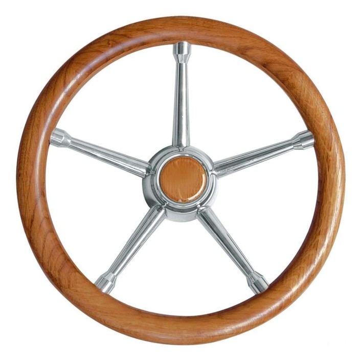 Volante con razze in Acciaio Inox