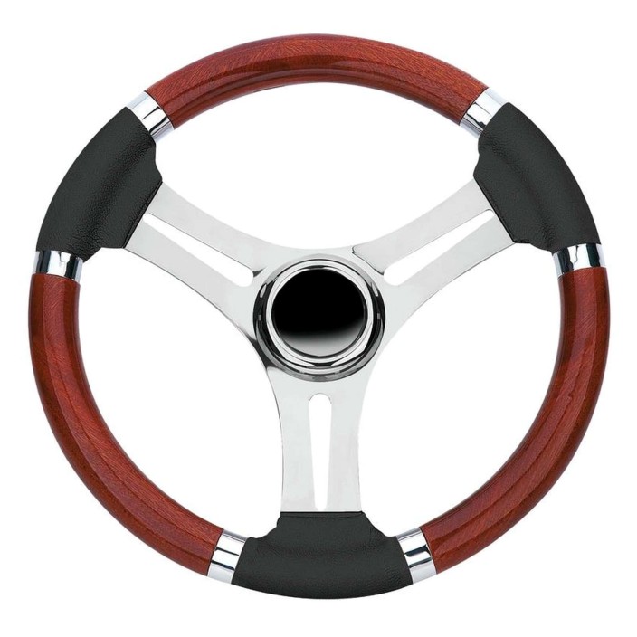 Volante con razze in Acciaio Inox