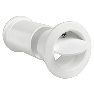 Seacock with check valve