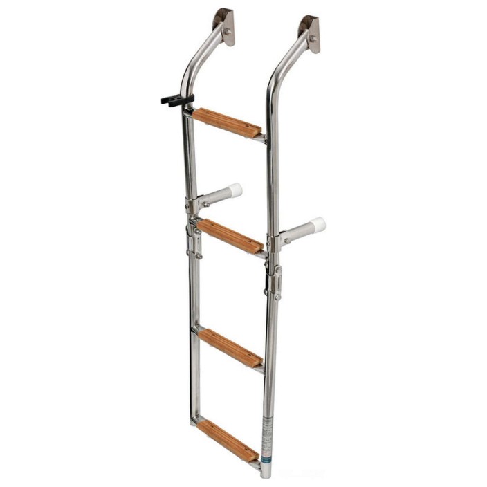 Ladder steps AISI 316  Iroko