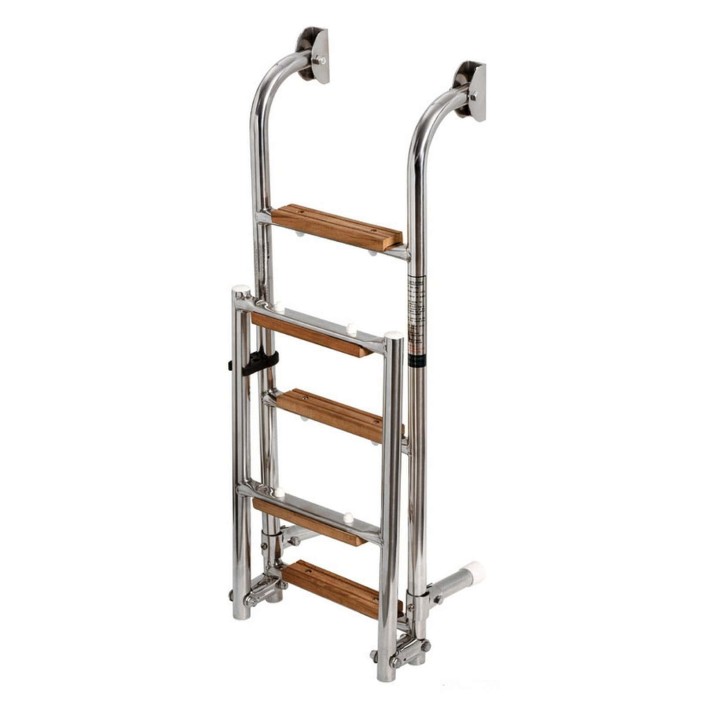 Scaletta inoxlegno gradini