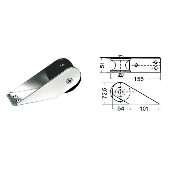 SS bow roller