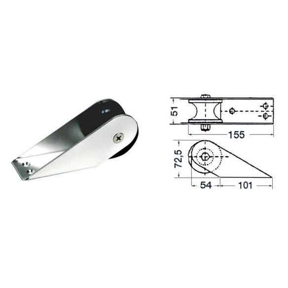 SS bow roller