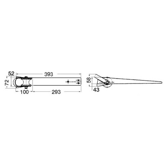 SS bow roller