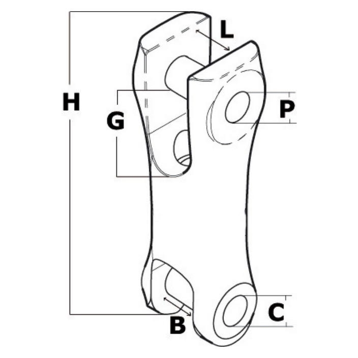 SS anchor chain connector