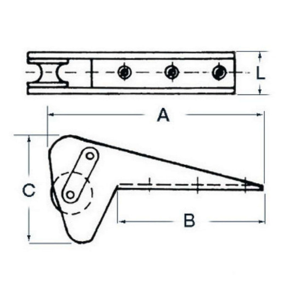 Musone speciale inox BruceTrefoil