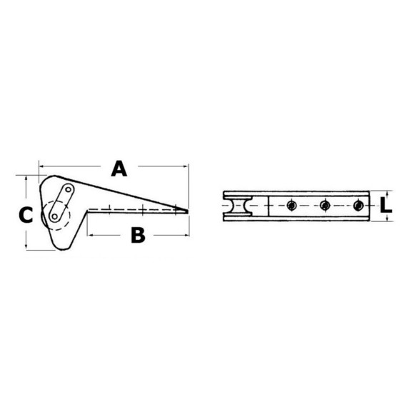 Light alloy roller BruceTrefoil
