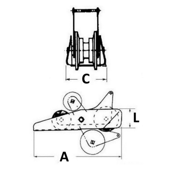 Musone inox bascula