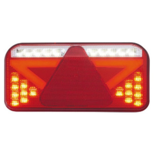 Fanali posteriori a LED con catadiottro triangolare a 6 funzioni