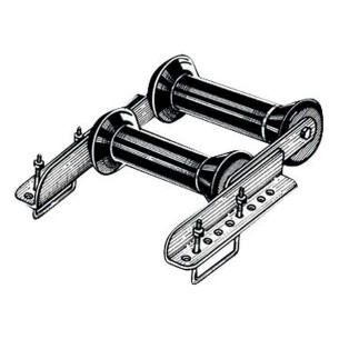 Rear swinging roller