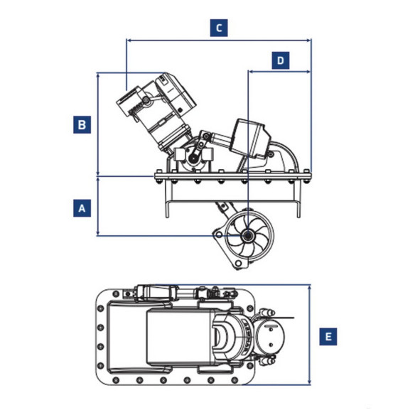 LEWMAR retractable thrusters