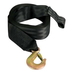 Nylon winch strapshackle