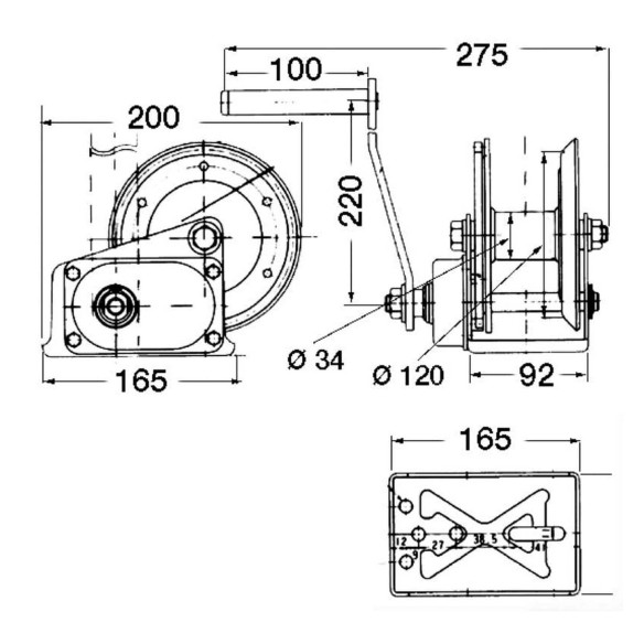 Argano SPX Brake Winch
