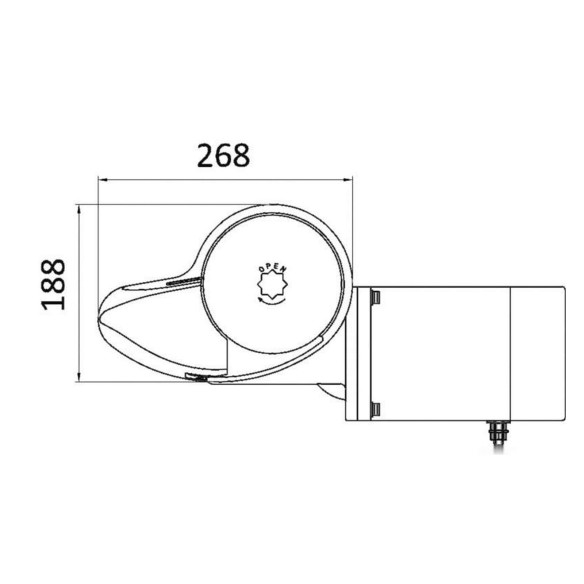 ITALWINCH Orchid windlass drum