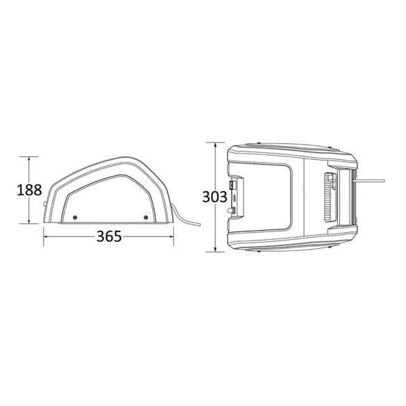 LEWMAR Captive CRW400 reel windlass