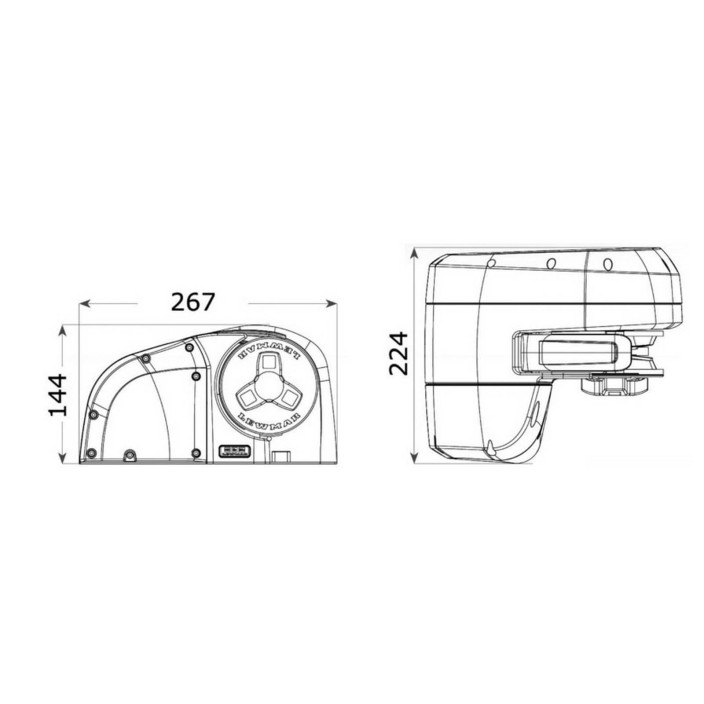 Windlass kit drum