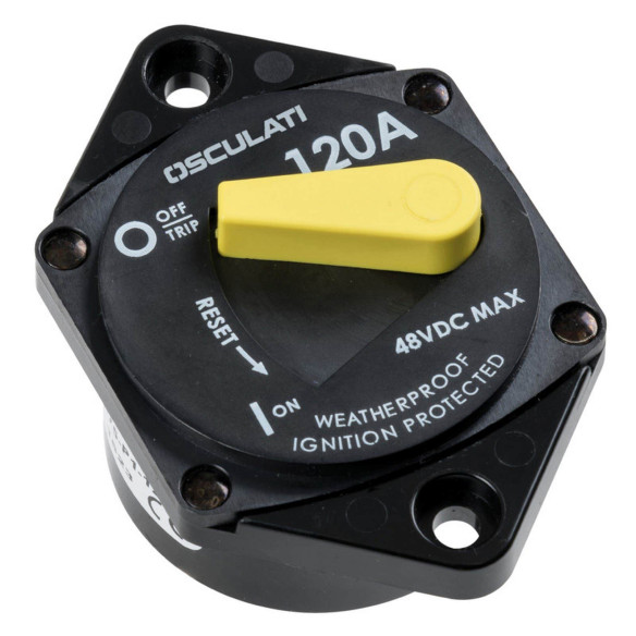Watertight mount circuit breaker