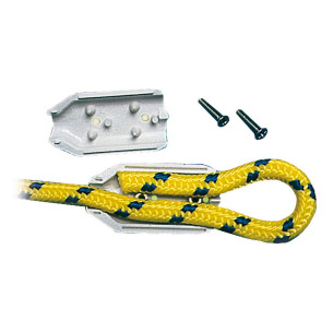 Plastic clamps f rope splicing