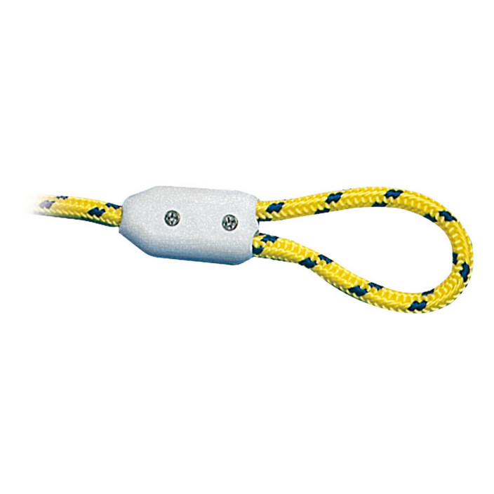 Plastic clamps f rope splicing