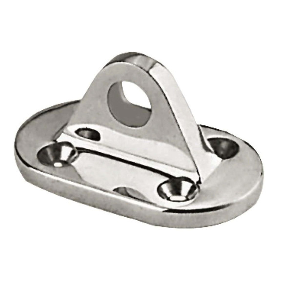 Plate AISI 316 f lifeline mounting eyelet