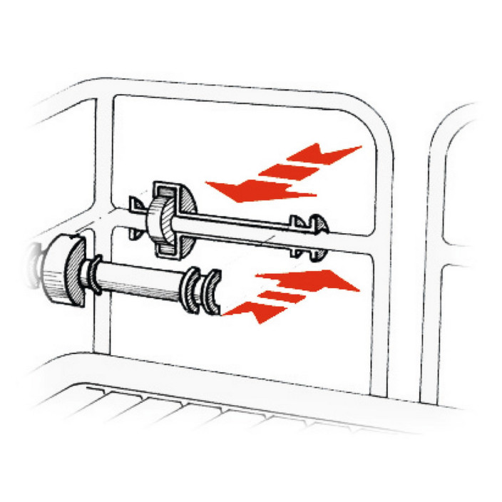Plastic line drum reel