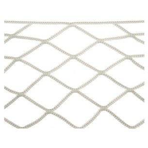 Thermowelded white guardrail net