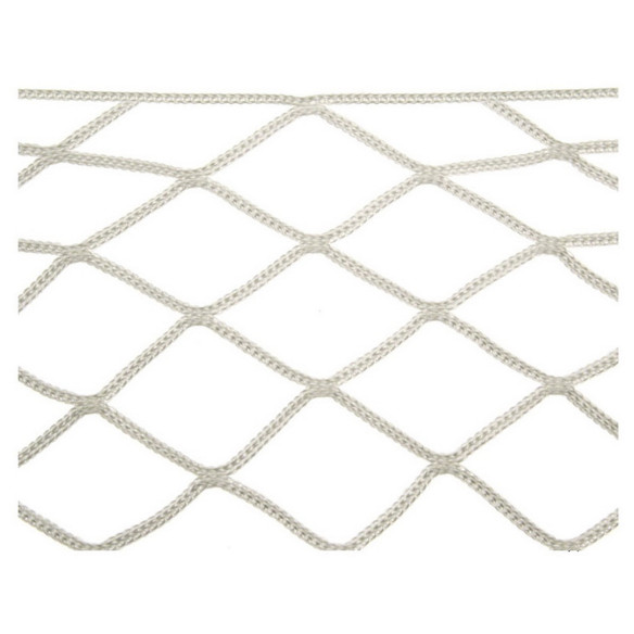 Thermowelded white guardrail net