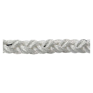 Square Line braid white 12 mm