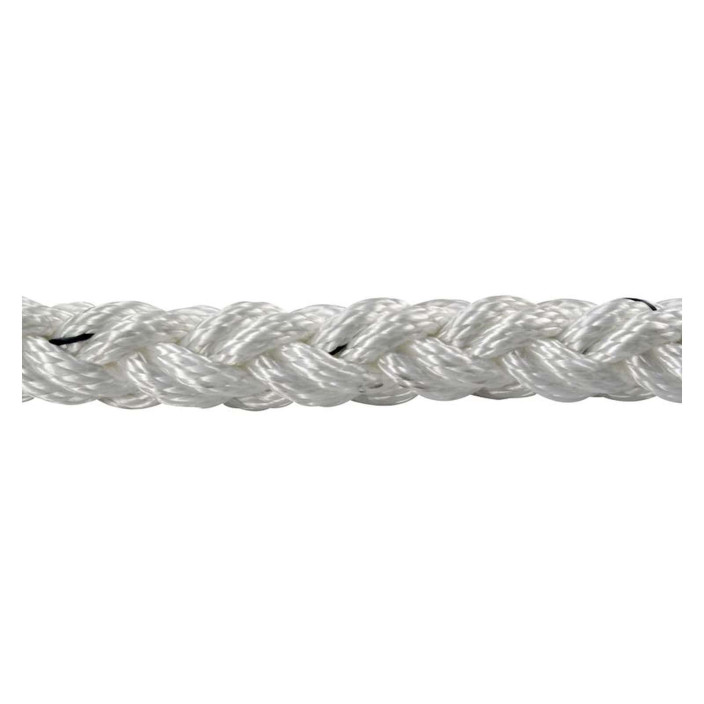 Square Line braid white 12 mm