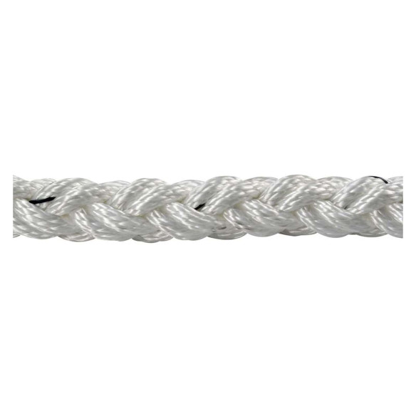 Square Line braid white 12 mm