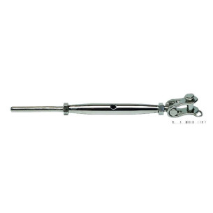 Turnbuckle articulated jaw AISI 316