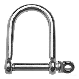 Wide jaw SS shackle