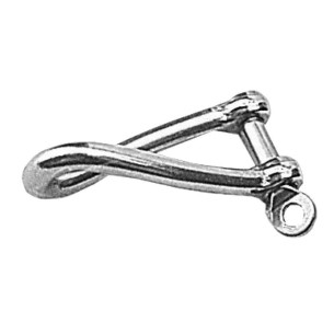 Twisted shackle made of investment cast SS