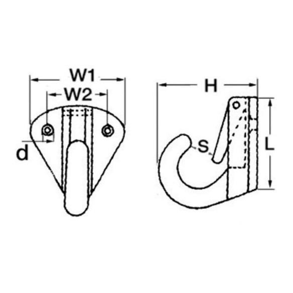 Plate with snapshackle