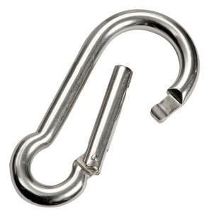 Carabiner hook flush closure AISI 316