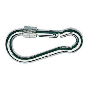 Moschettone inox ghiera